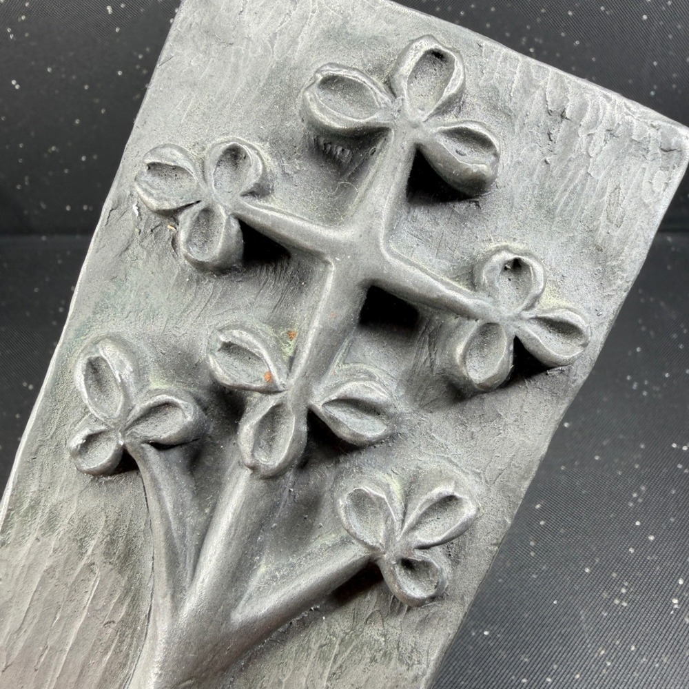 Wild Goose Studio Tree Cross Irish Wall Plaque Kinsale Ireland Cast Metal Art - Picture 6 of 9